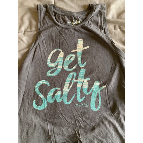 Salt Life Tops - SALT LIFE Live Salty tank top